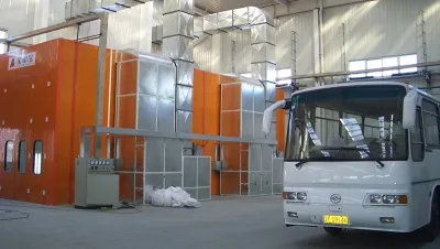 Bus Spray Booths & Prep Stations